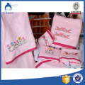 Soft and thick Jacquard textile Wholesale hotel cotton bath towel set